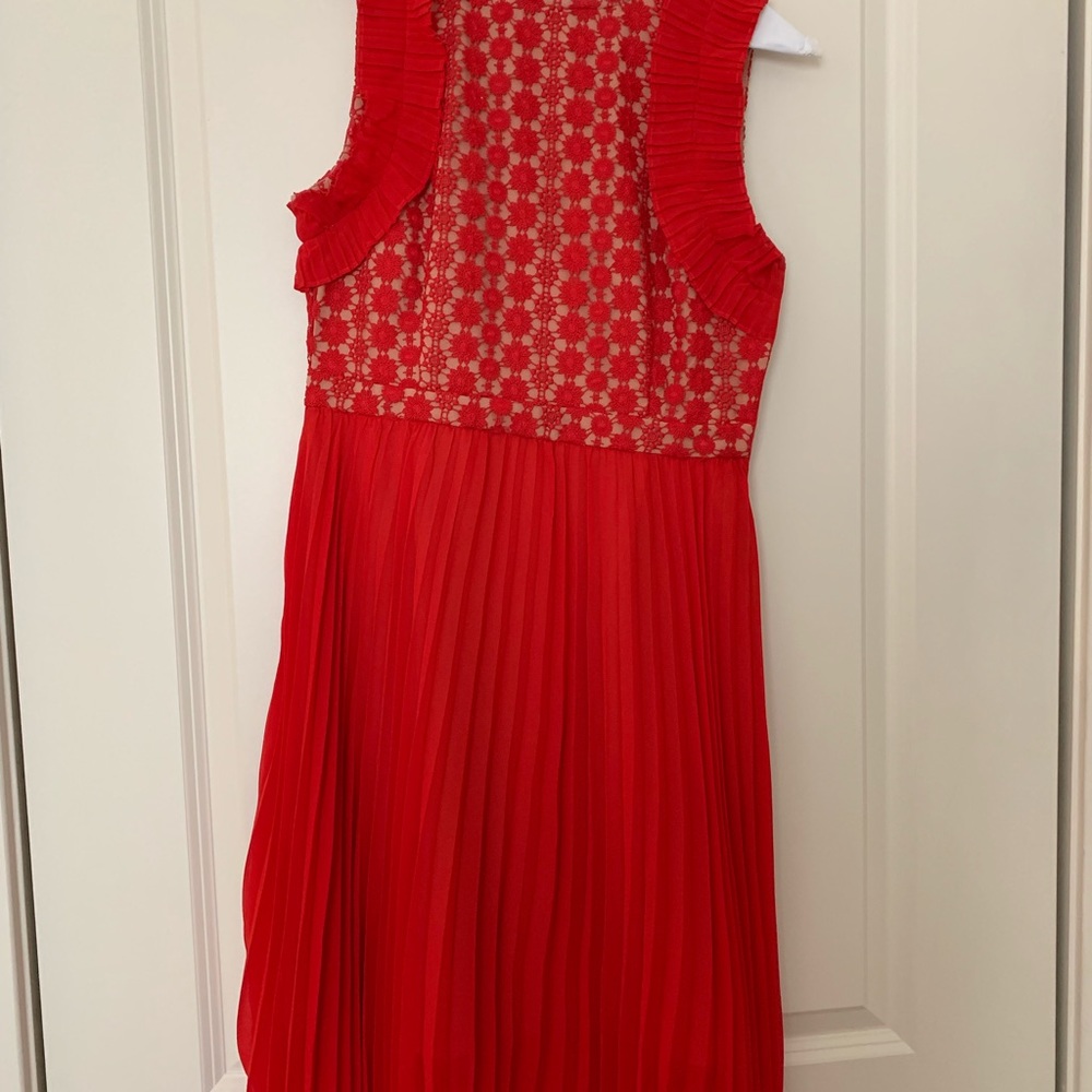 Foxiedox red lace dress